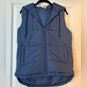 Zella long puffer vest